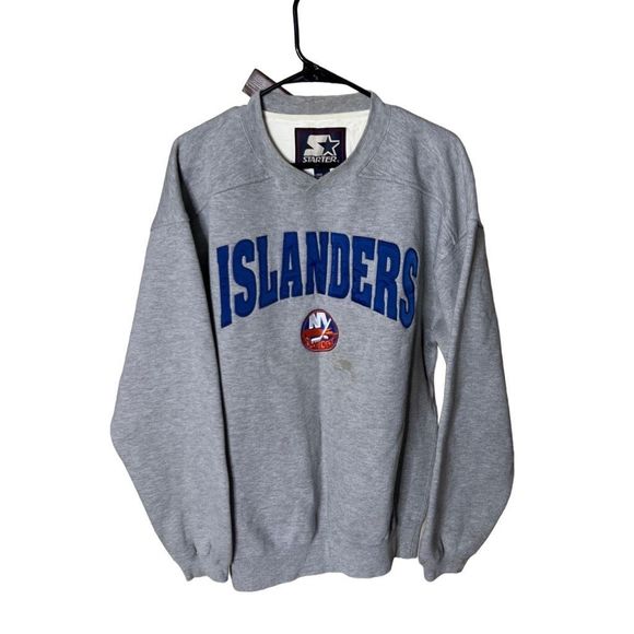 VTG Starter NHL NY Islanders Crewneck Mens Large - Picture 1 of 5